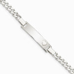 Sterling Silver Baby ID Bracelet - Product Photo