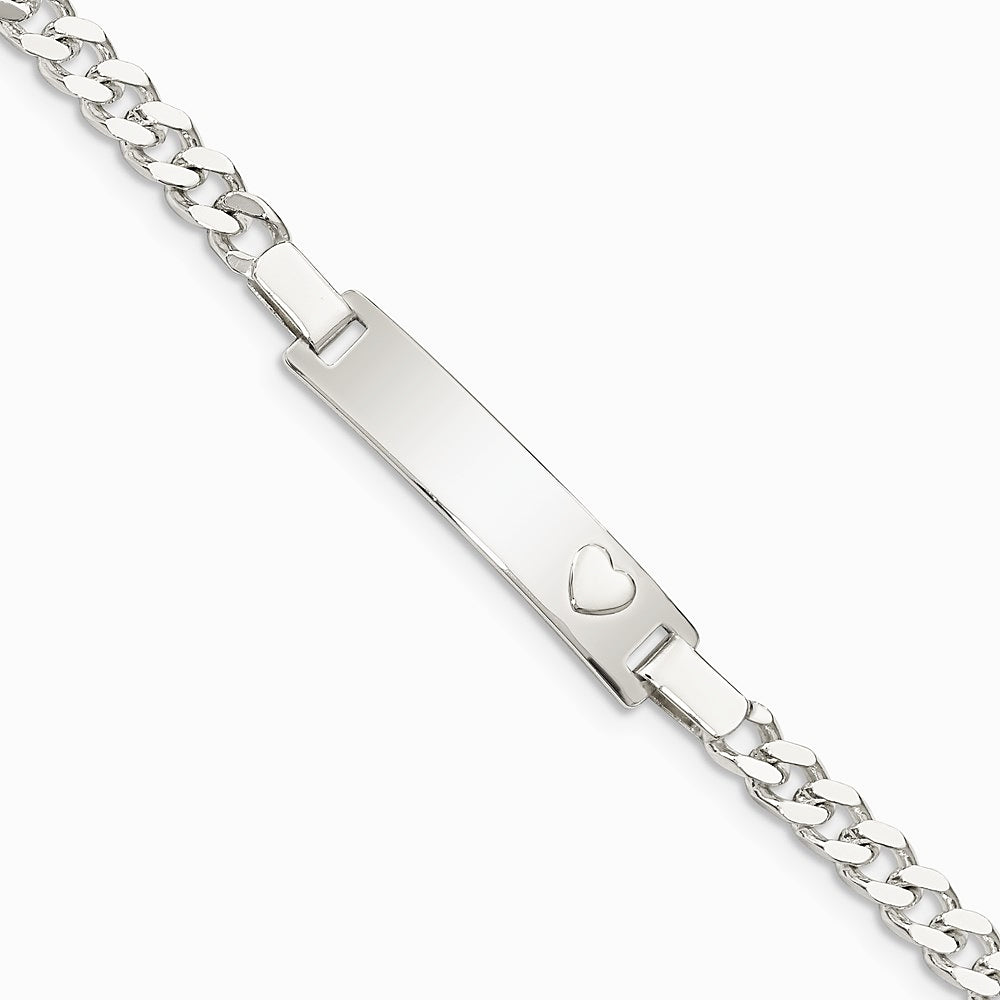 Sterling Silver Baby ID Bracelet - Product Photo