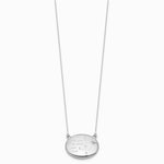 Sterling Silver -pl 20mm Oval Love You To The Moon.. Locket w/ 2 in ext. - Product Photo