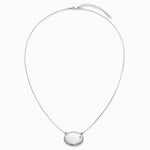 Sterling Silver -pl 20mm Oval Love You To The Moon.. Locket w/ 2 in ext. - Product Photo
