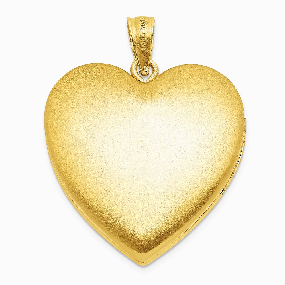 Sterling Silver Gold-tone Forever In My Heart Ash Holder Heart Locket - Product Photo