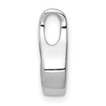 Sterling Silver Rhodium Plated CZ Pendant - Product Photo