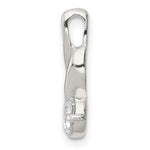 Sterling Silver CZ Pendant Chain Slide - Product Photo
