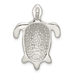 Sterling Silver Pink Mother of Pearl Turtle Slide - Product Photo