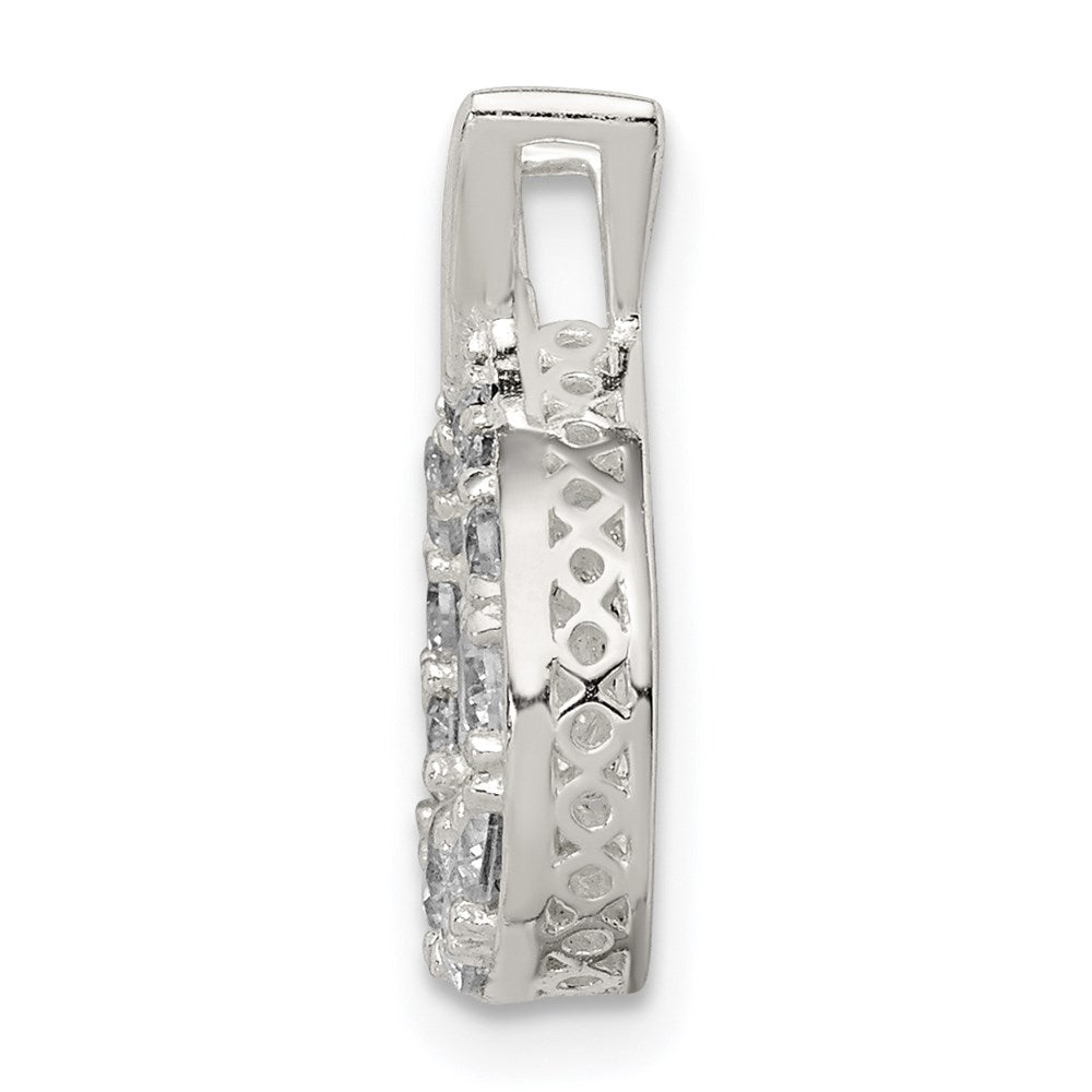Sterling Silver Vibrant CZ Pendant - Product Photo