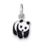 SS Madi K RH-plated Enamel Black And White Panda Children's Pendant - Product Photo