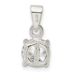 Sterling Silver CZ Pendant - Product Photo