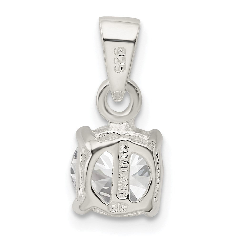 Sterling Silver CZ Pendant - Product Photo