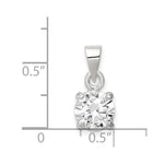 Sterling Silver CZ Pendant - Product Photo