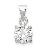 Sterling Silver CZ Pendant - Product Photo