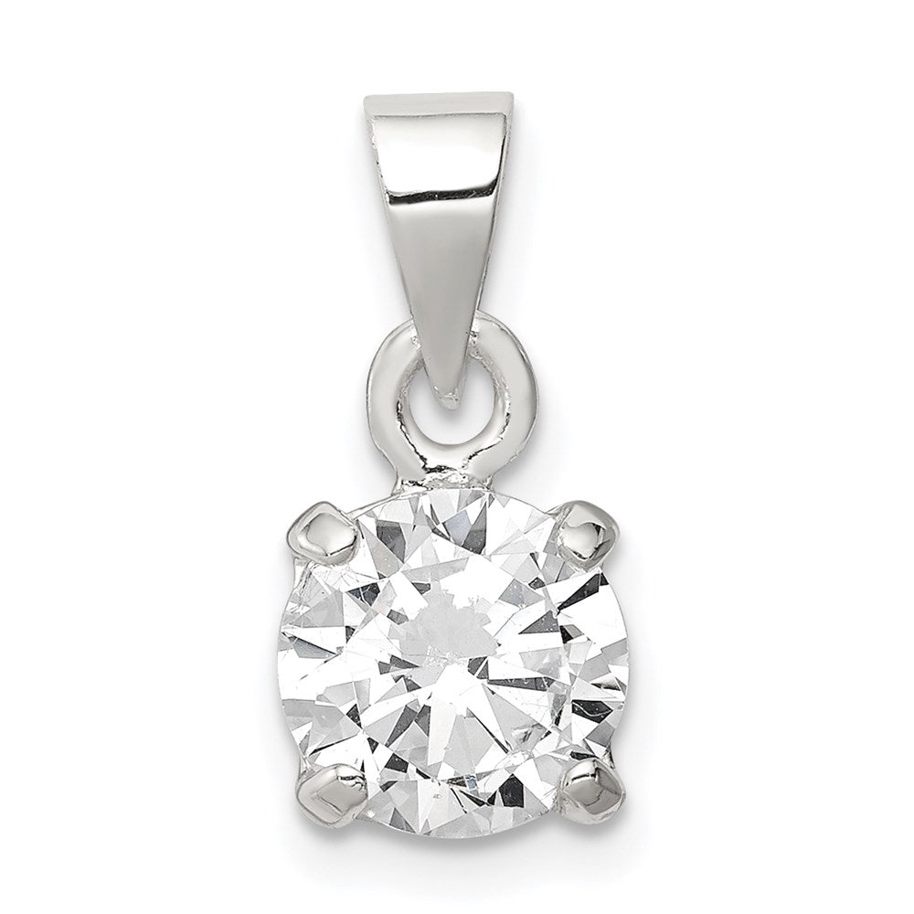Sterling Silver CZ Pendant - Product Photo