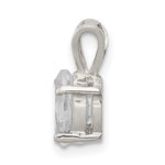 Sterling Silver CZ Pendant - Product Photo