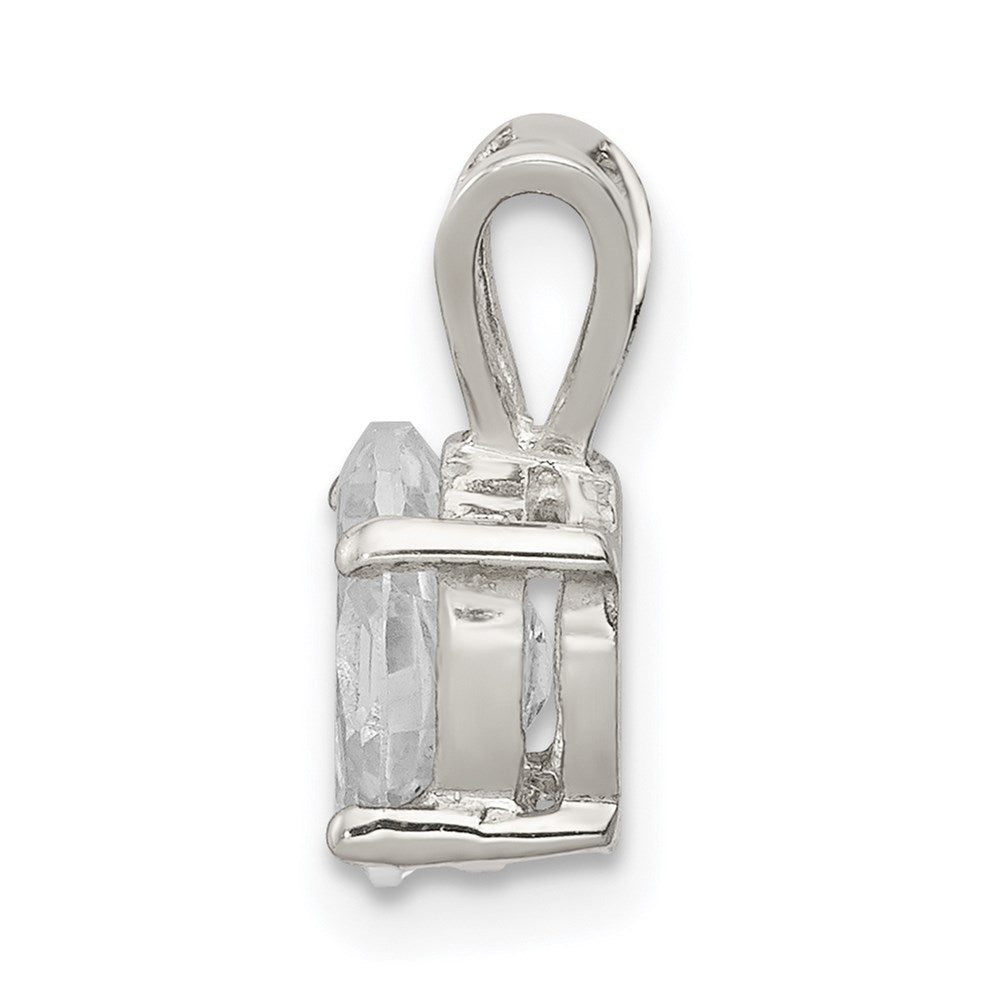 Sterling Silver CZ Pendant - Product Photo