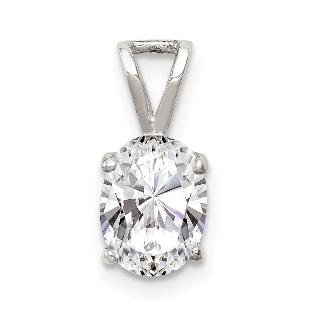 Sterling Silver CZ Pendant - Product Photo
