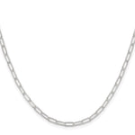Sterling Silver Polished 2.9mm Paperclip Chain - Product Photo