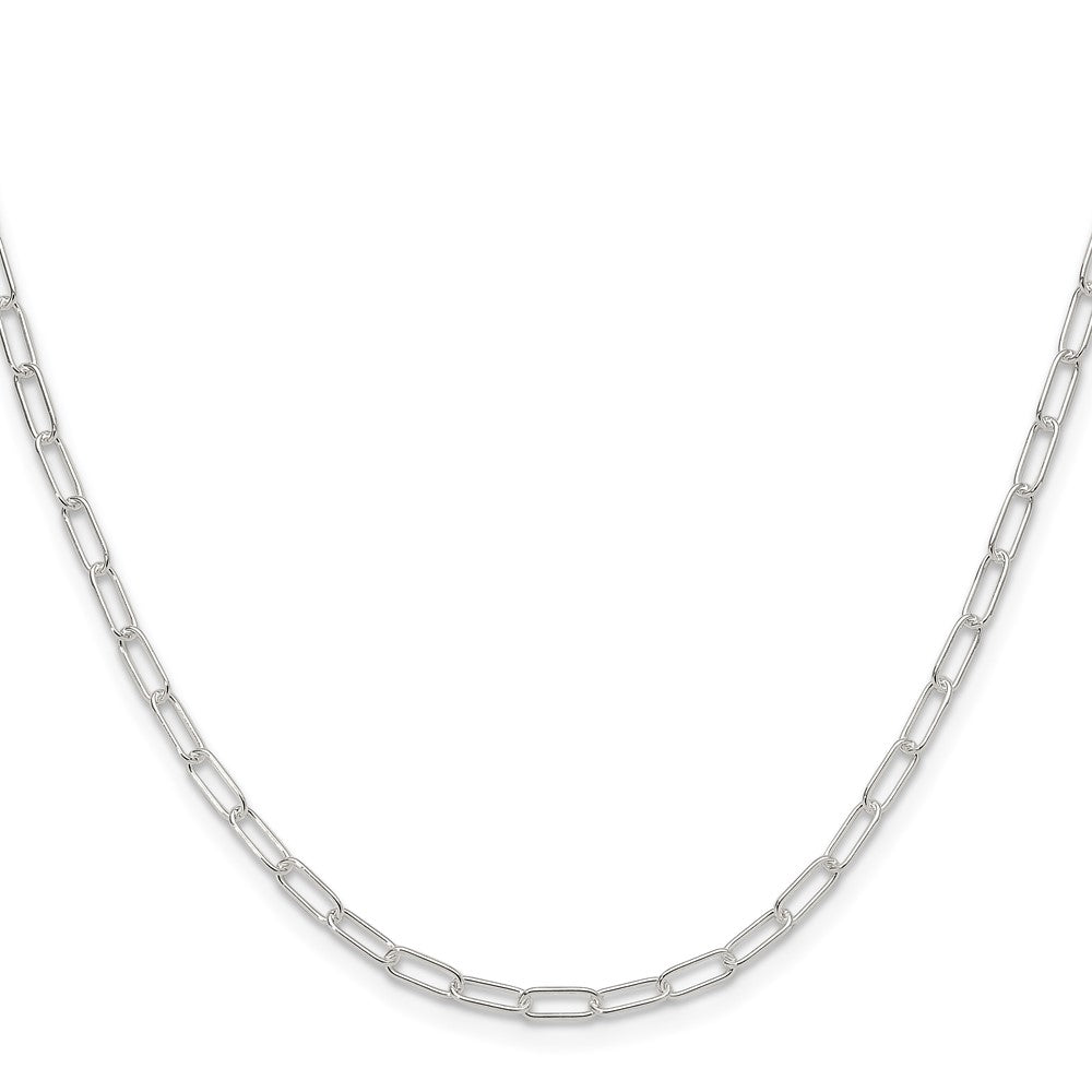 Sterling Silver Polished 2.9mm Paperclip Chain - Product Photo