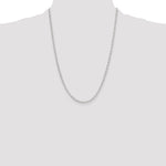 Sterling Silver Polished 2.9mm Paperclip Chain - Product Photo