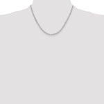Sterling Silver Polished 3.15mm Paperclip Chain - Product Photo