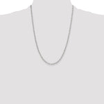 Sterling Silver Polished 3.15mm Paperclip Chain - Product Photo