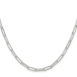 Sterling Silver Polished 3.5mm Paperclip Chain - Product Photo
