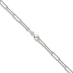 Sterling Silver Polished 3.5mm Paperclip Chain - Product Photo