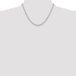 Sterling Silver Polished 3.5mm Paperclip Chain - Product Photo
