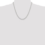 Sterling Silver Polished 3.5mm Paperclip Chain - Product Photo