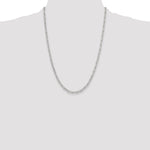 Sterling Silver Polished 3.5mm Paperclip Chain - Product Photo