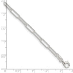 Sterling Silver Polished 3.5mm Paperclip Chain - Product Photo