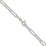 Sterling Silver Polished 4.5mm Paperclip Chain - Product Photo
