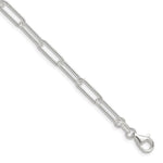 Sterling Silver Polished 4.5mm Paperclip Chain - Product Photo