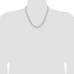 Sterling Silver Polished 5.5mm Paperclip Chain - Product Photo
