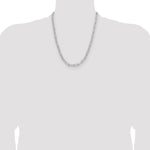 Sterling Silver Polished 5.5mm Paperclip Chain - Product Photo