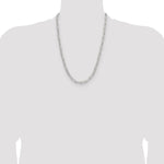 Sterling Silver Polished 5.5mm Paperclip Chain - Product Photo