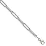 Sterling Silver Polished 5.5mm Paperclip Chain - Product Photo