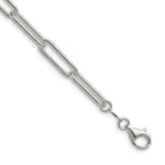 Sterling Silver Polished 5.5mm Paperclip Chain - Product Photo