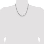 Sterling Silver Polished 6.5mm Paperclip Chain - Product Photo