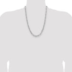 Sterling Silver Polished 6.5mm Paperclip Chain - Product Photo
