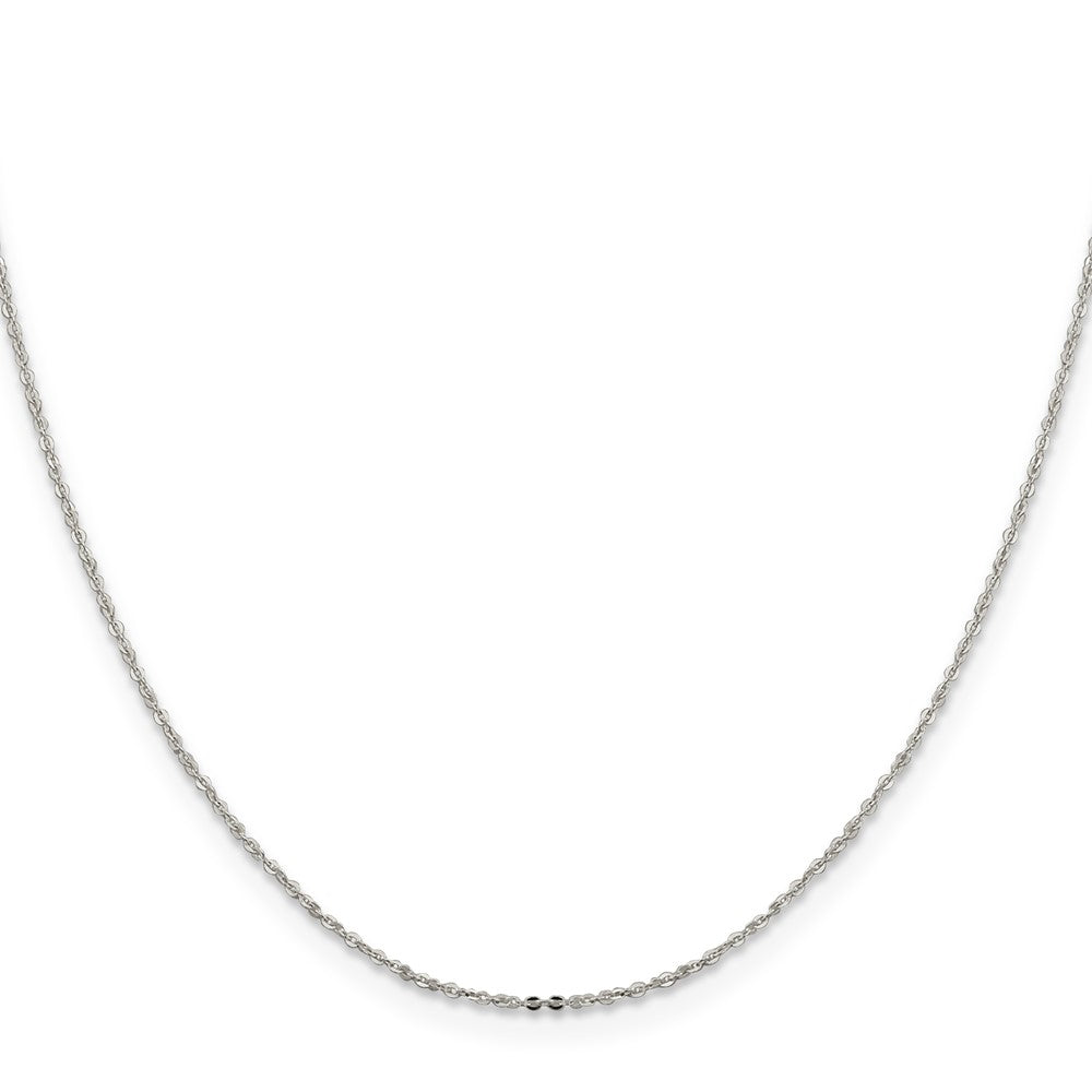 Sterling Silver 1.15mm Flat Cable Chain Necklace 16"-30" - Product Photo