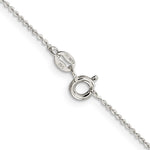 Sterling Silver 1.15mm Flat Cable Chain Necklace 16"-30" - Product Photo