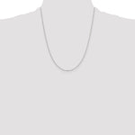 Sterling Silver 1.15mm Flat Cable Chain Necklace 16"-30" - Product Photo