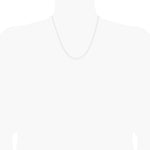 Sterling Silver .95mm Forzantine Cable Chain Necklace 16"-24" - Product Photo