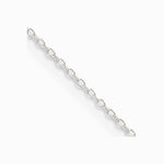 Sterling Silver .95mm Forzantine Cable Chain Necklace 16"-24" - Product Photo