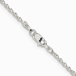Sterling Silver 1.65mm Twisted Herringbone Chain Necklace 16"-24" - Product Photo