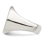 Sterling Silver 19x16mm Closed Back Signet Ring - Product Photo