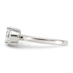 Sterling Silver Polished CZ Ring - Product Photo