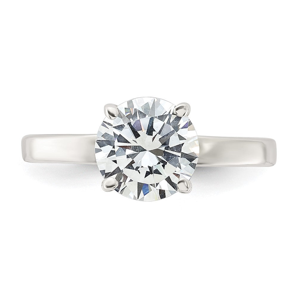 Sterling Silver Polished CZ Ring - Product Photo