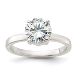 Sterling Silver Polished CZ Ring - Product Photo