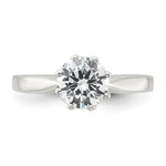 Sterling Silver Polished CZ Ring - Product Photo