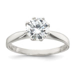 Sterling Silver Polished CZ Ring - Product Photo